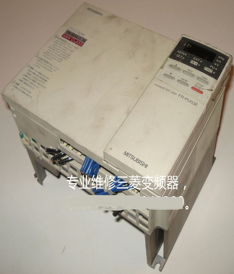 三菱變頻器1.5KW通電沒(méi)顯示維修 三菱FR-A044-1.5K變頻器維修